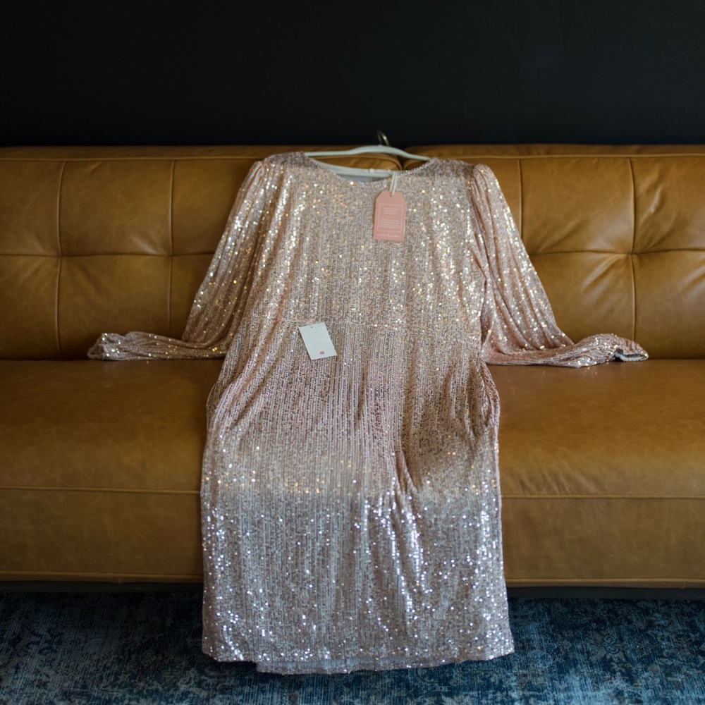 2x Brand New Ivy City “Lady Dress” in Rose Gold